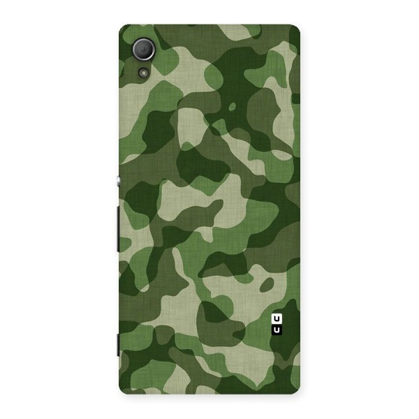 Camouflage Pattern Art Back Case for Xperia Z4