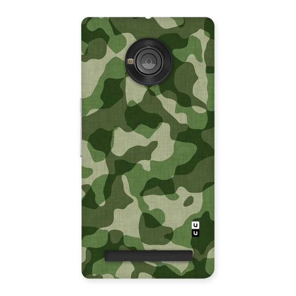 Camouflage Pattern Art Back Case for Yu Yunique