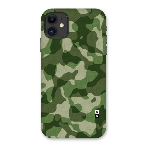 Camouflage Pattern Art Back Case for iPhone 11