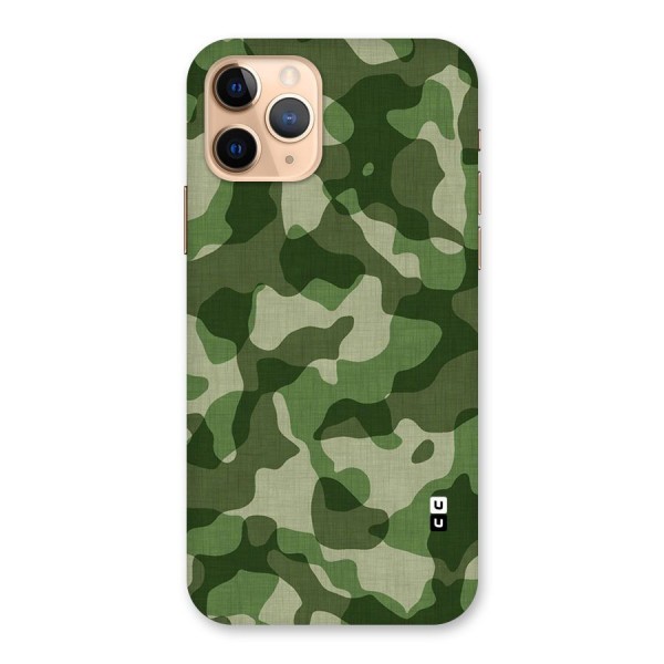 Camouflage Pattern Art Back Case for iPhone 11 Pro