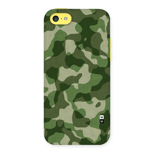 Camouflage Pattern Art Back Case for iPhone 5C