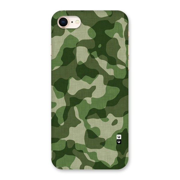 Camouflage Pattern Art Back Case for iPhone 8