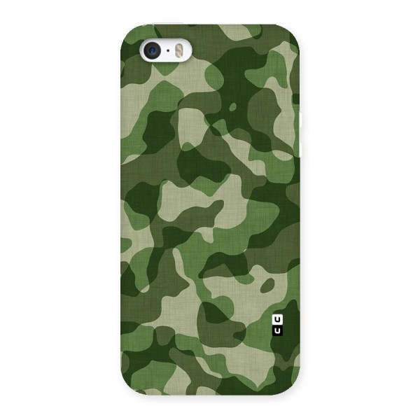 Camouflage Pattern Art Back Case for iPhone SE