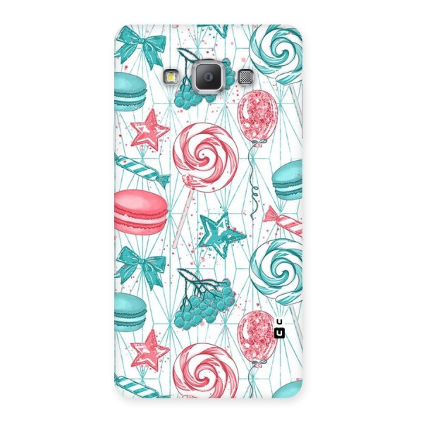 Candies And Macroons Back Case for Galaxy A7