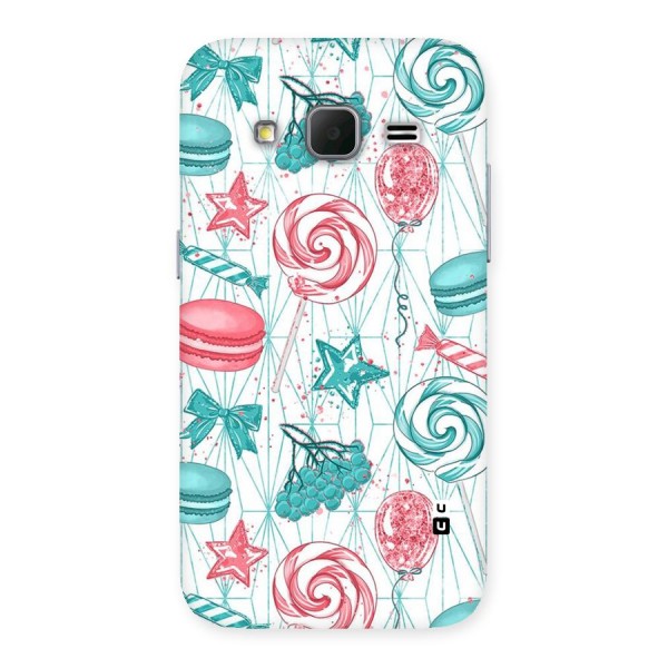 Candies And Macroons Back Case for Galaxy Core Prime