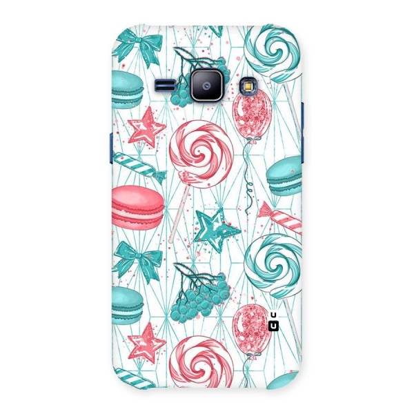 Candies And Macroons Back Case for Galaxy J1
