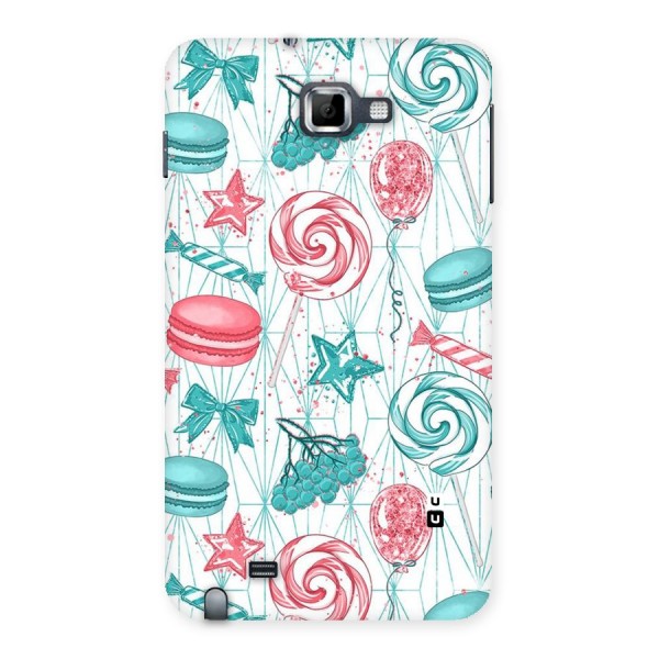 Candies And Macroons Back Case for Galaxy Note