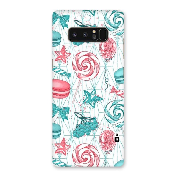 Candies And Macroons Back Case for Galaxy Note 8