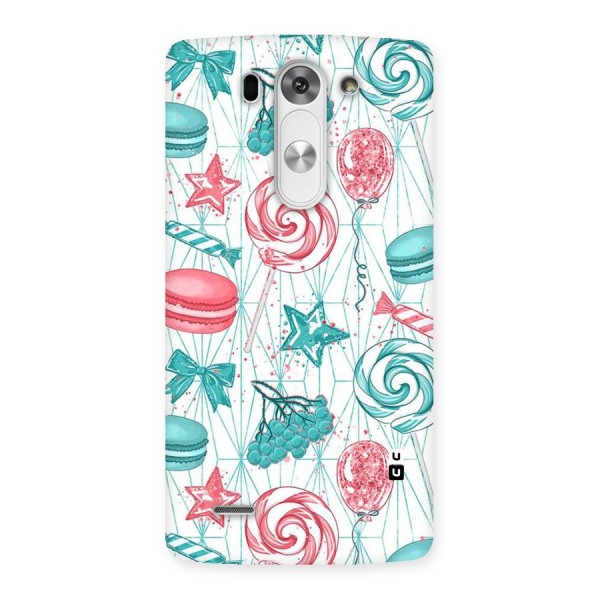 Candies And Macroons Back Case for LG G3 Beat