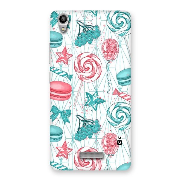 Candies And Macroons Back Case for Lava-Pixel-V1