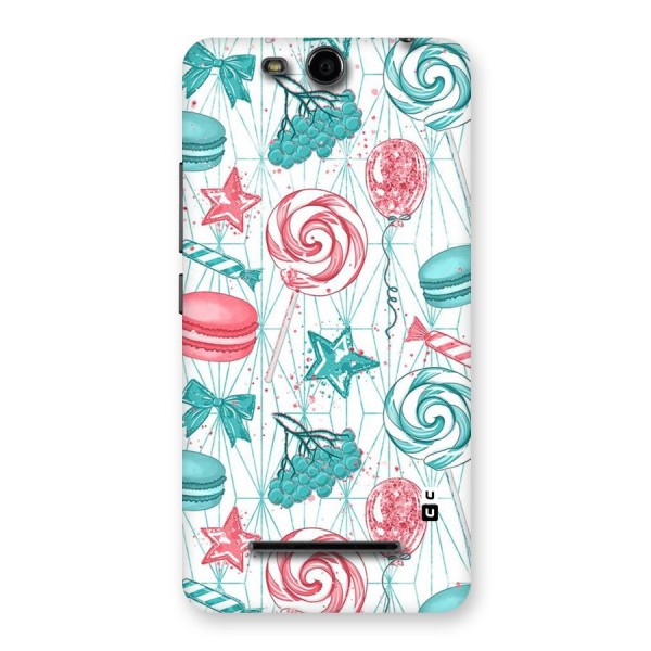 Candies And Macroons Back Case for Micromax Canvas Juice 3 Q392