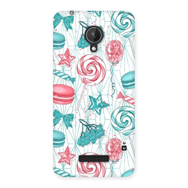 Candies And Macroons Back Case for Micromax Canvas Spark Q380