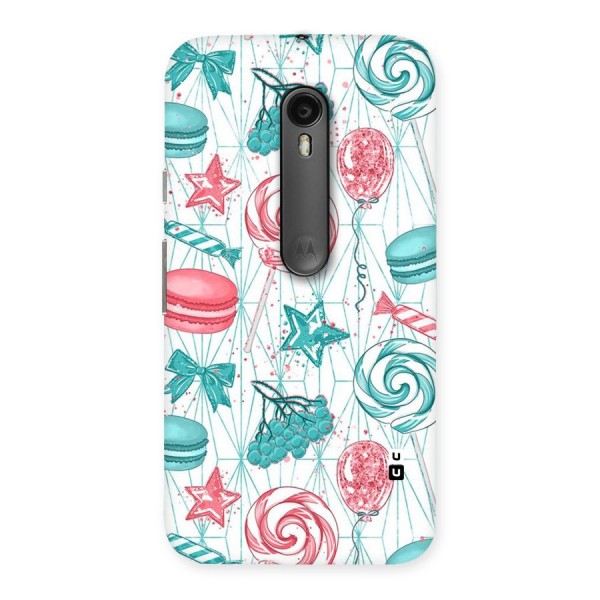 Candies And Macroons Back Case for Moto G3