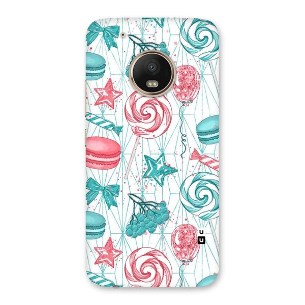 Candies And Macroons Back Case for Moto G5 Plus