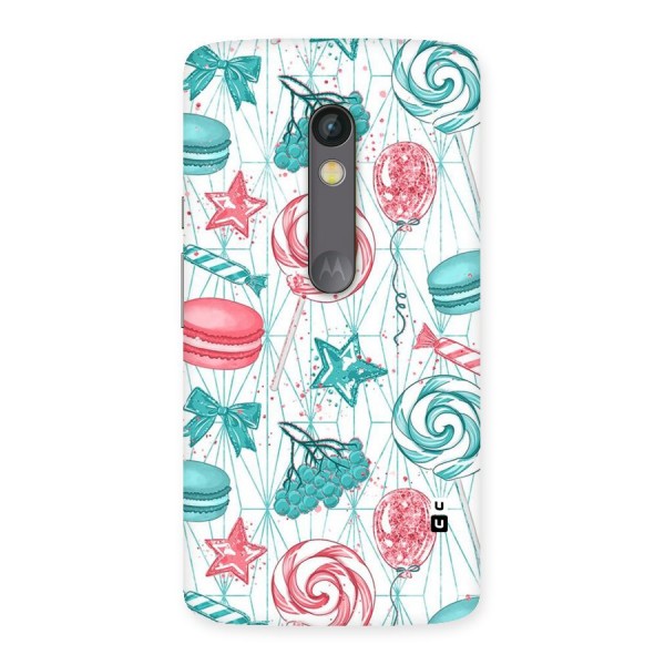 Candies And Macroons Back Case for Moto X Play