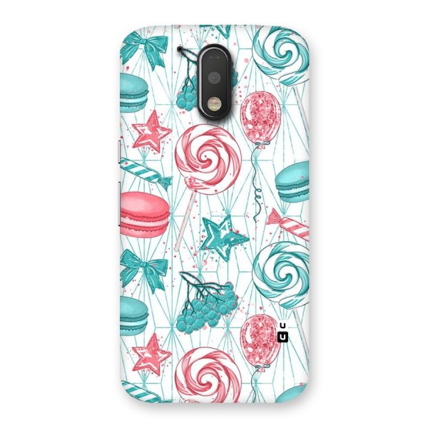 Candies And Macroons Back Case for Motorola Moto G4 Plus
