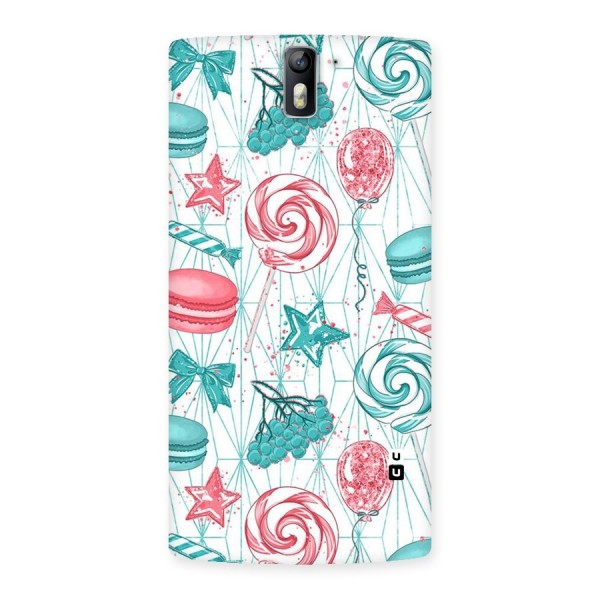 Candies And Macroons Back Case for One Plus One