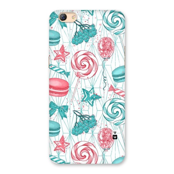 Candies And Macroons Back Case for Oppo F3 Plus