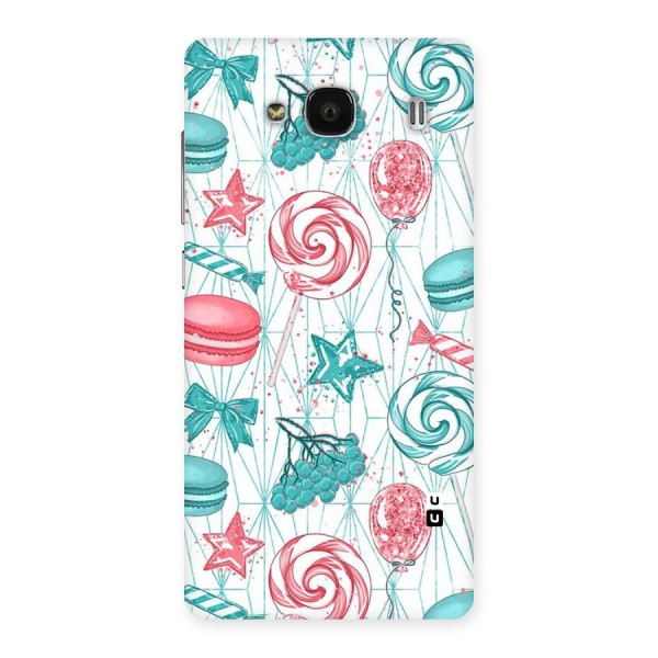 Candies And Macroons Back Case for Redmi 2 Prime