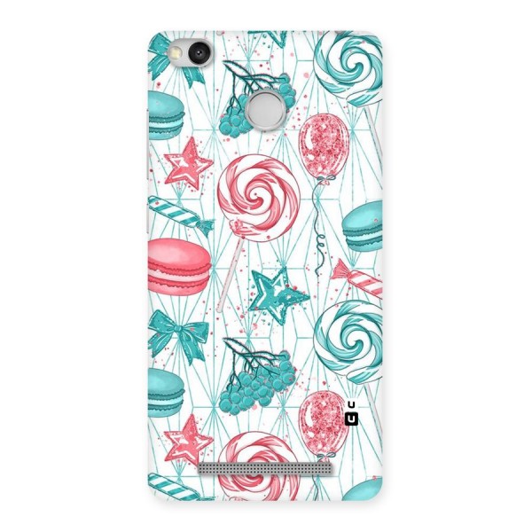 Candies And Macroons Back Case for Redmi 3S Prime
