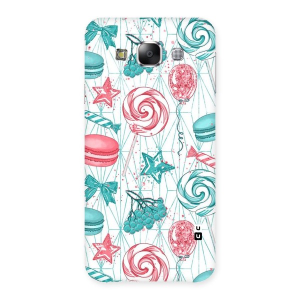 Candies And Macroons Back Case for Samsung Galaxy E5