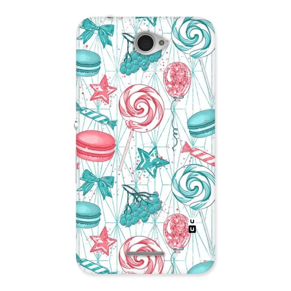 Candies And Macroons Back Case for Sony Xperia E4