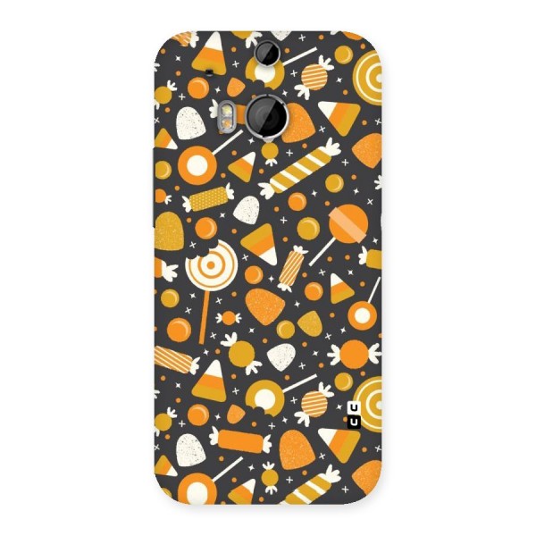 Candies Pattern Back Case for HTC One M8