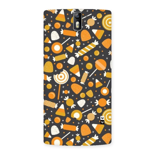 Candies Pattern Back Case for One Plus One