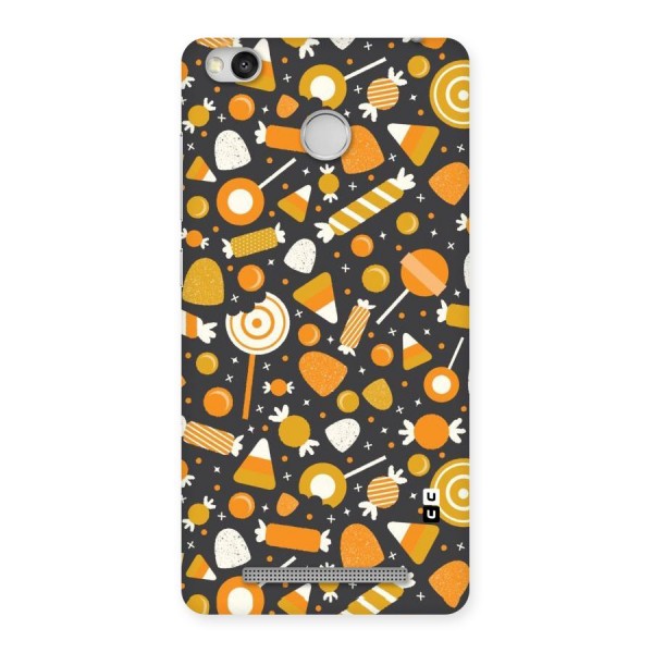 Candies Pattern Back Case for Redmi 3S Prime