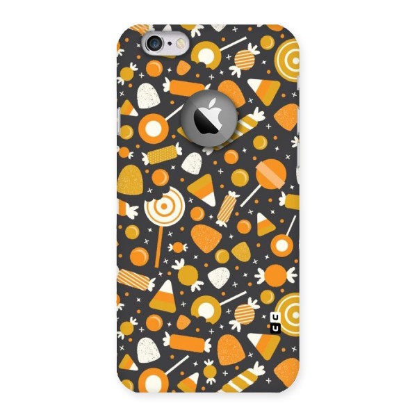 Candies Pattern Back Case for iPhone 6 Logo Cut