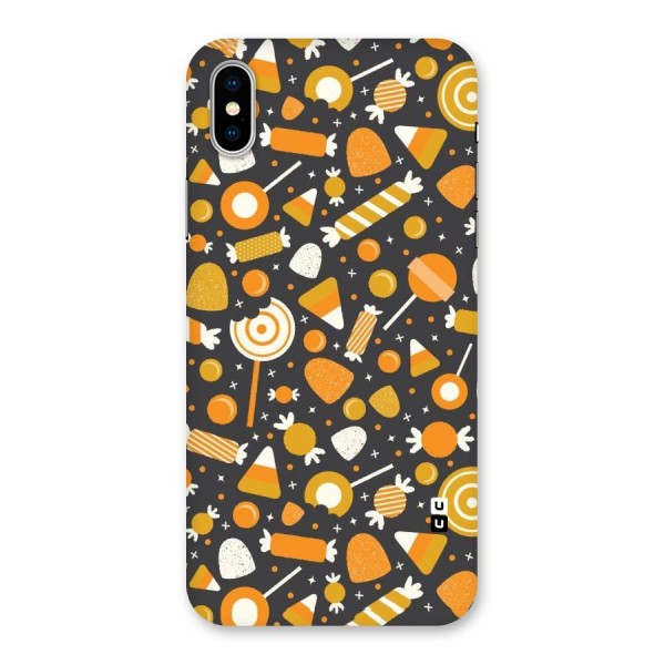 Candies Pattern Back Case for iPhone XS