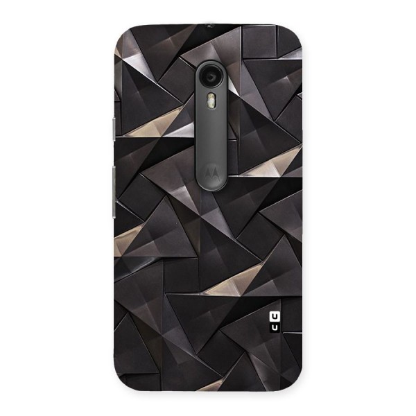 Carved Triangles Back Case for Moto G Turbo