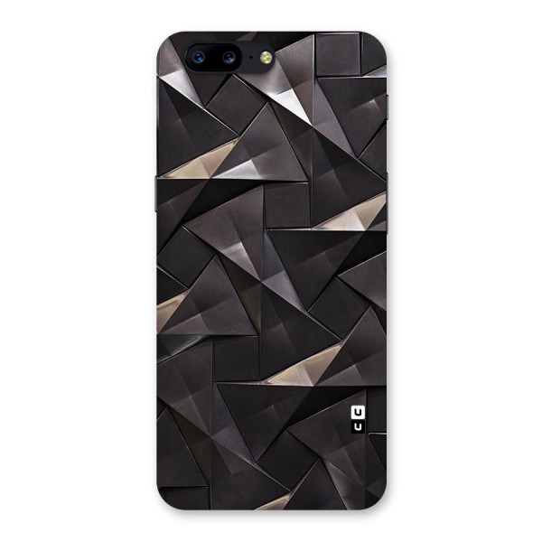 Carved Triangles Back Case for OnePlus 5