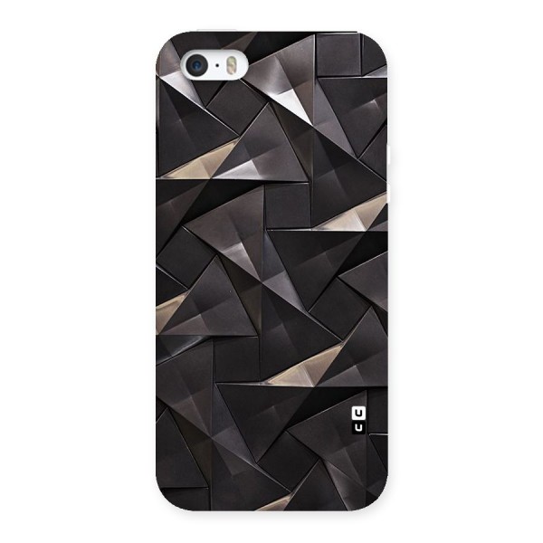 Carved Triangles Back Case for iPhone SE