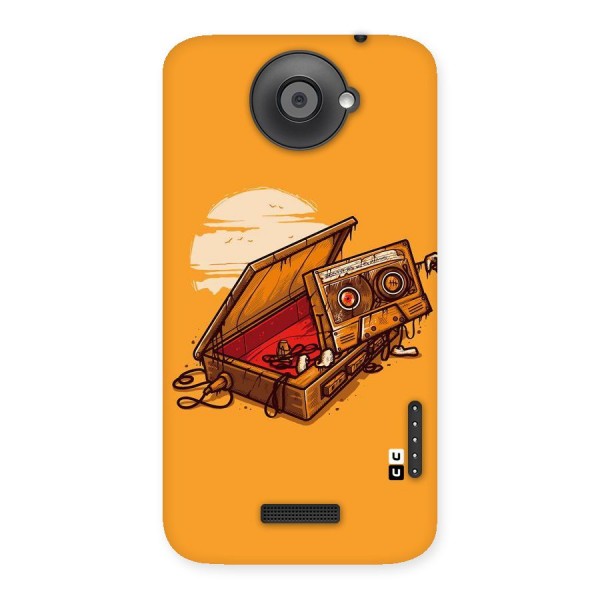 Casette Box Back Case for HTC One X
