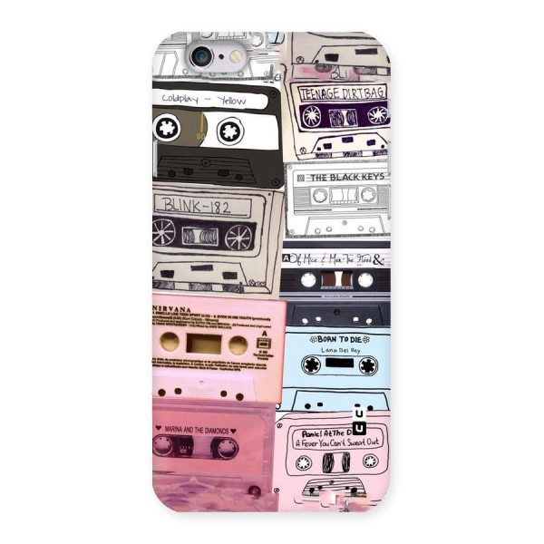 Casette Rolling Back Case for iPhone 6 6S