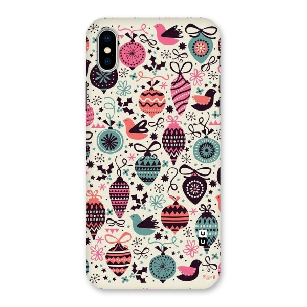 Celebration Pattern Back Case for iPhone XS