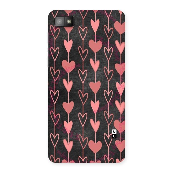 Chain Of Hearts Back Case for Blackberry Z10