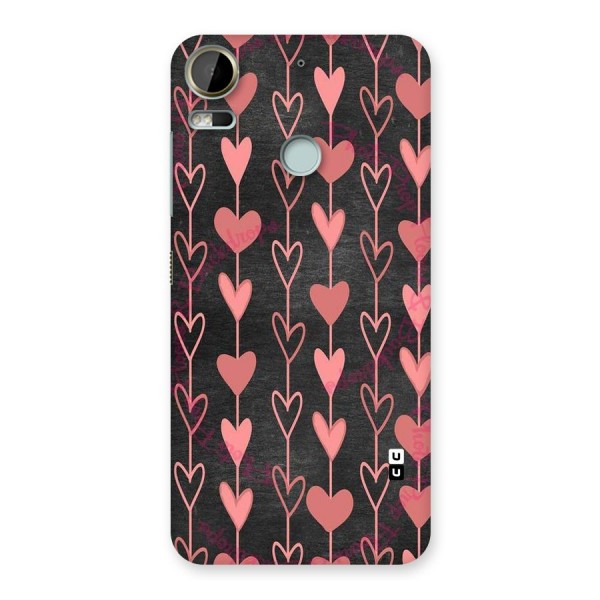 Chain Of Hearts Back Case for Desire 10 Pro