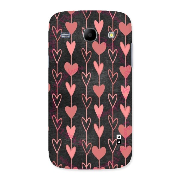 Chain Of Hearts Back Case for Galaxy Core