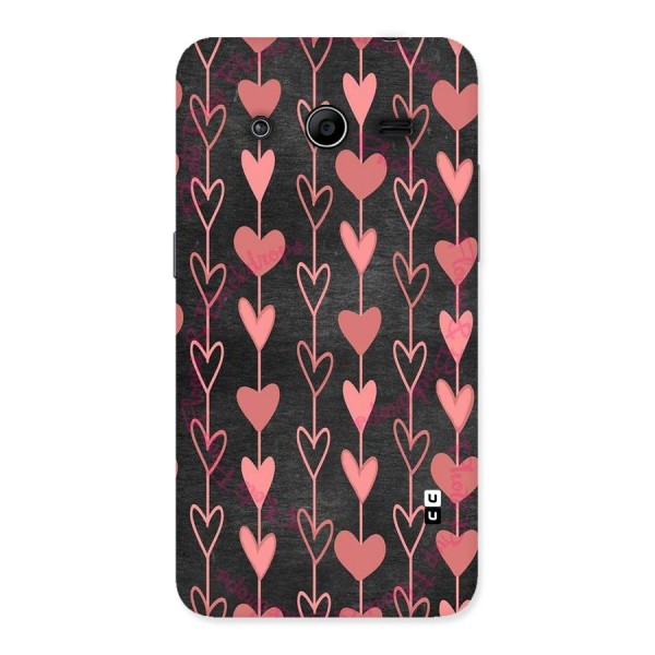 Chain Of Hearts Back Case for Galaxy Core 2