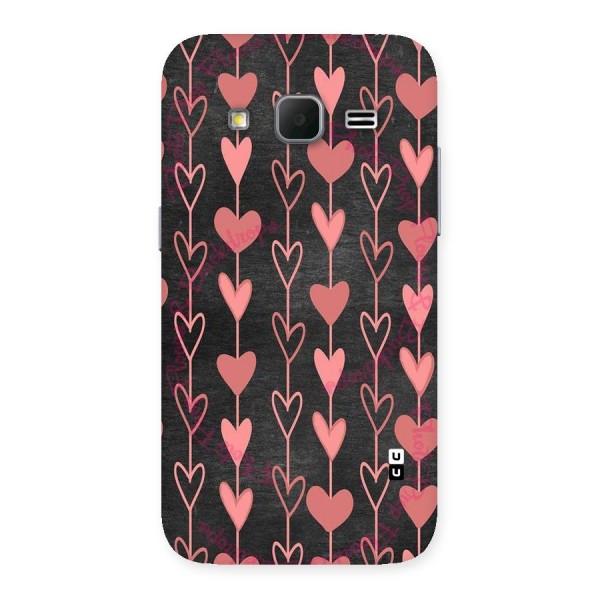 Chain Of Hearts Back Case for Galaxy Core Prime