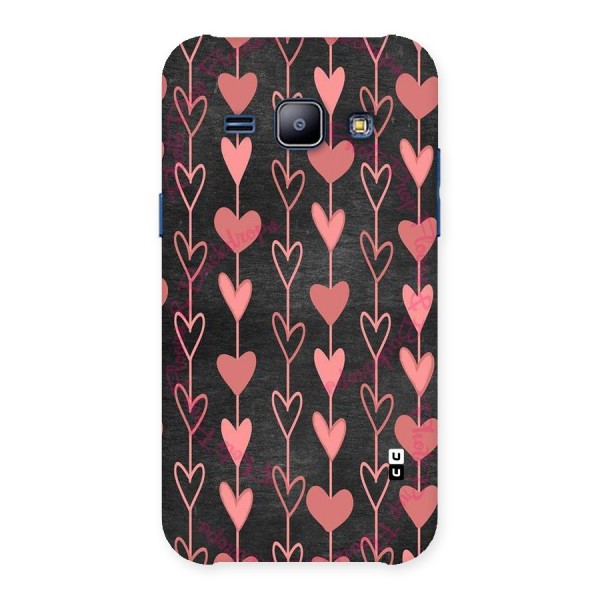Chain Of Hearts Back Case for Galaxy J1
