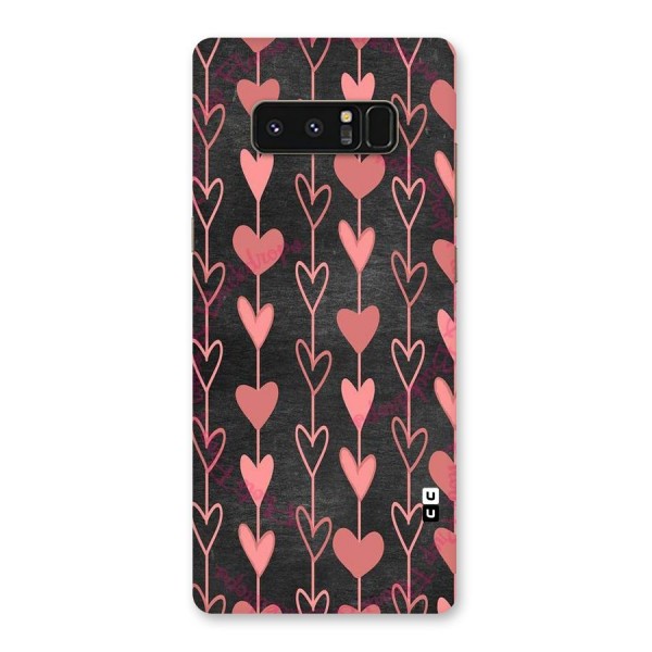 Chain Of Hearts Back Case for Galaxy Note 8