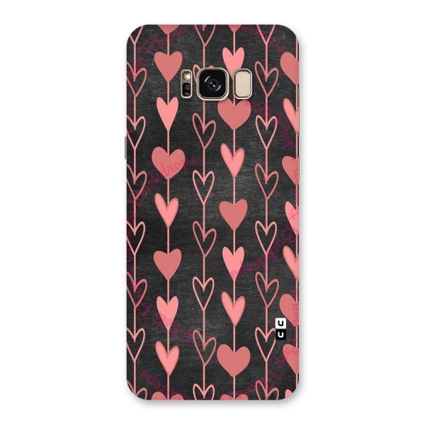 Chain Of Hearts Back Case for Galaxy S8 Plus