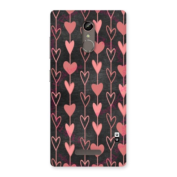 Chain Of Hearts Back Case for Gionee S6s