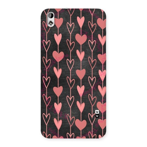 Chain Of Hearts Back Case for HTC Desire 816