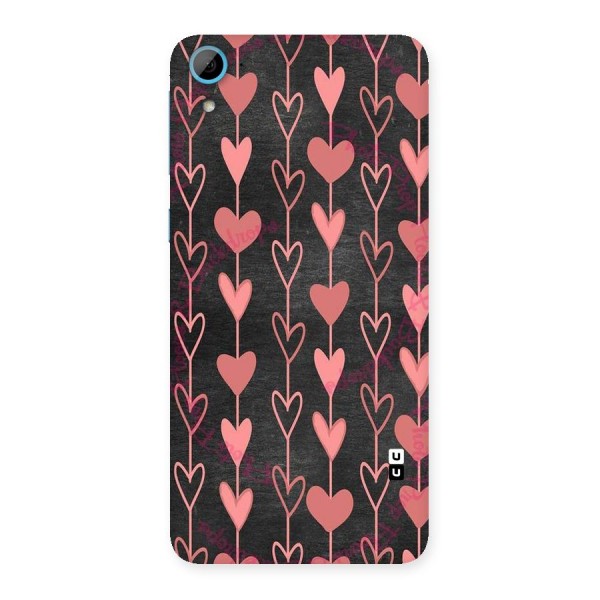 Chain Of Hearts Back Case for HTC Desire 826