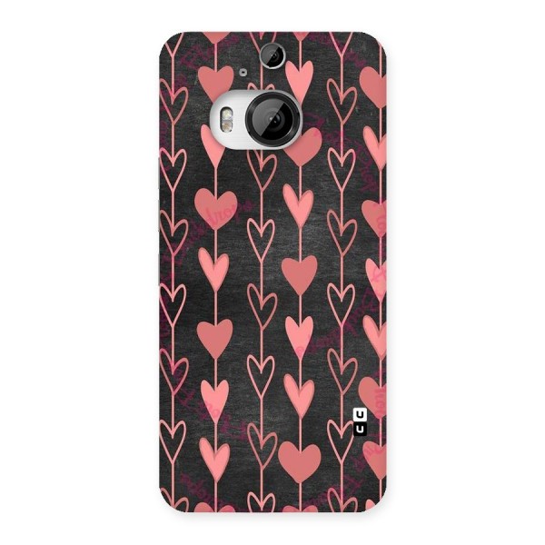 Chain Of Hearts Back Case for HTC One M9 Plus