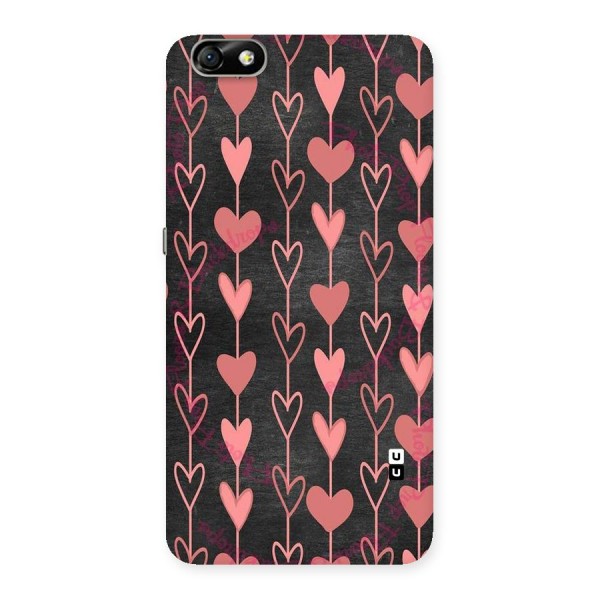 Chain Of Hearts Back Case for Honor 4X